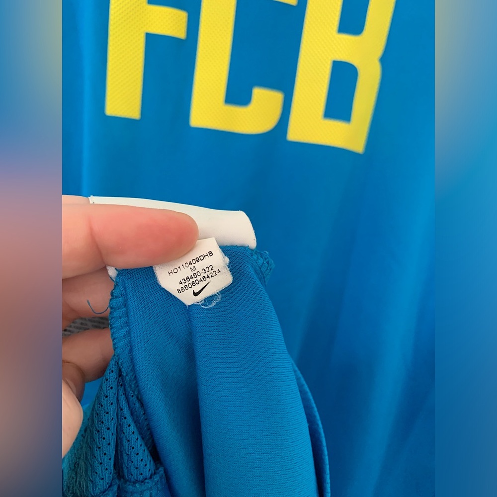 Nike FC Barcelona Football Soccer Authentic Training Jersey Dri-Fit - Picture 8 of 8